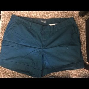 Dark teal, 22W shorts